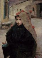 Jules Bastien-Lepage - going to school